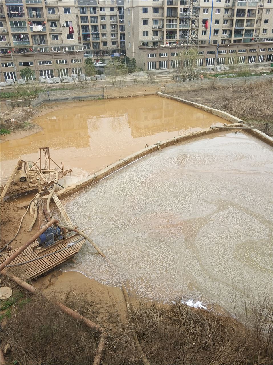 高邮沉淀池淤泥清理-厂区废水池淤泥清淤